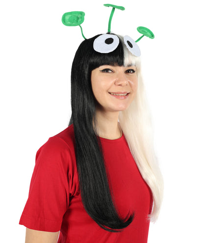 Womens Wig with 3 Antennaes , Multiple Color Option  TV/Movie Wigs , Premium Breathable Capless Cap