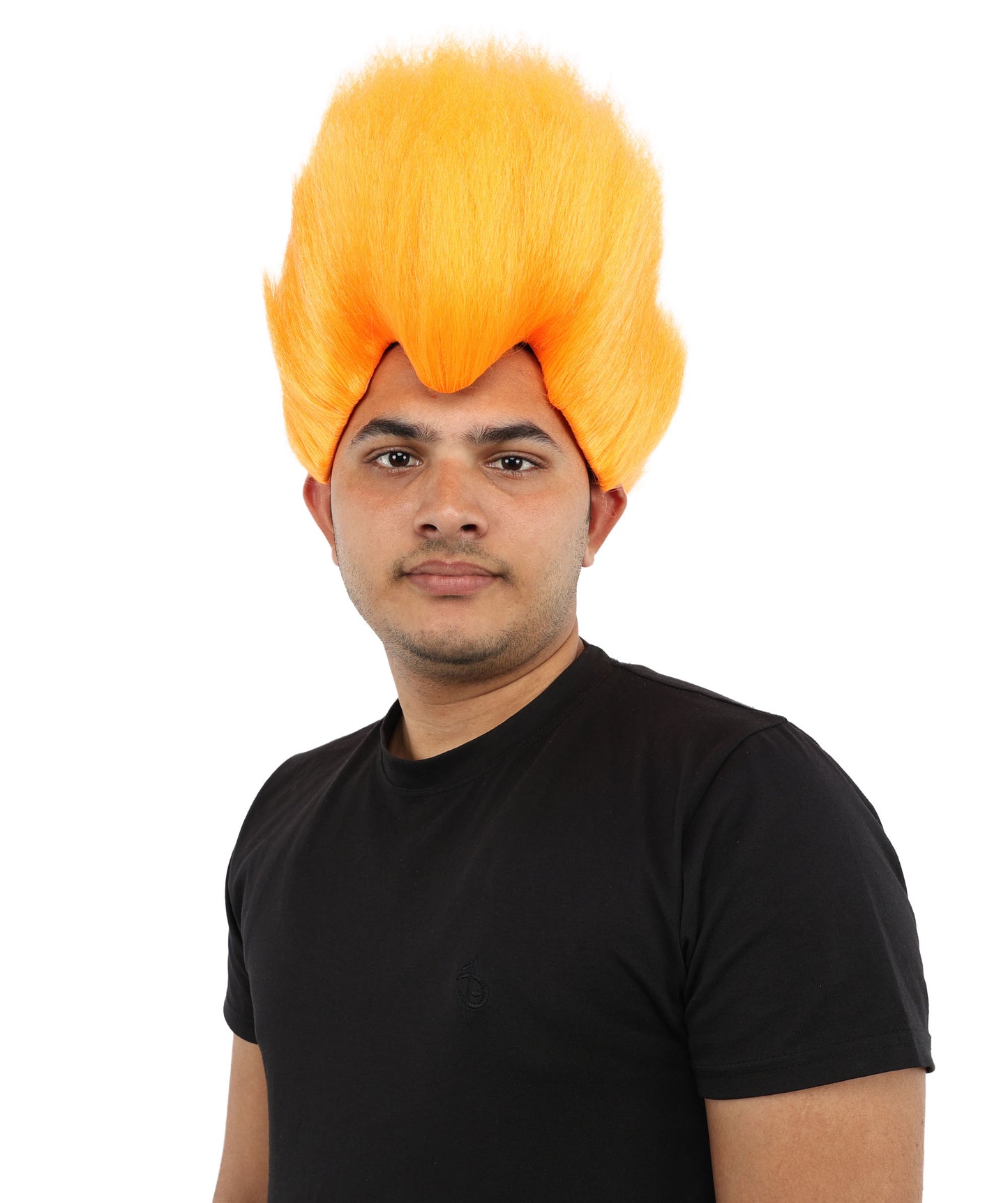 Hades God of Death |Multiple Color Fake Flame Spikes | Premium Halloween Wig