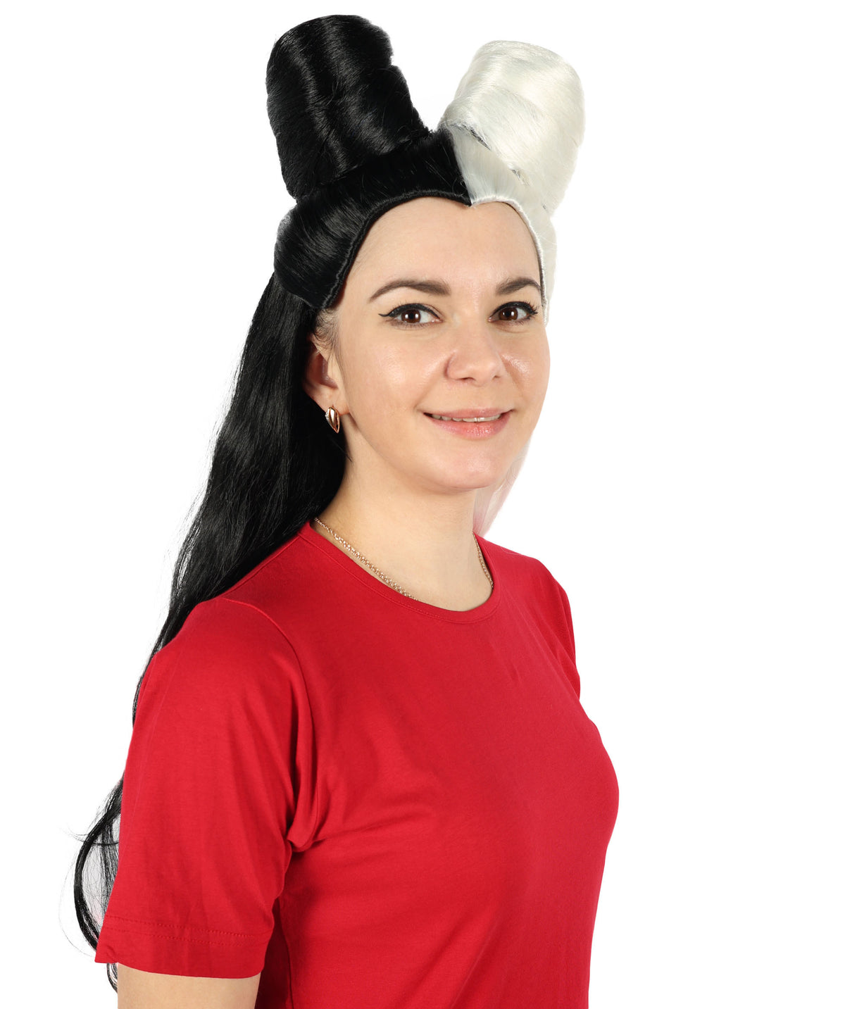 HPO Poison Wig , Red Fancy Wig , Premium Breathable Capless Cap
