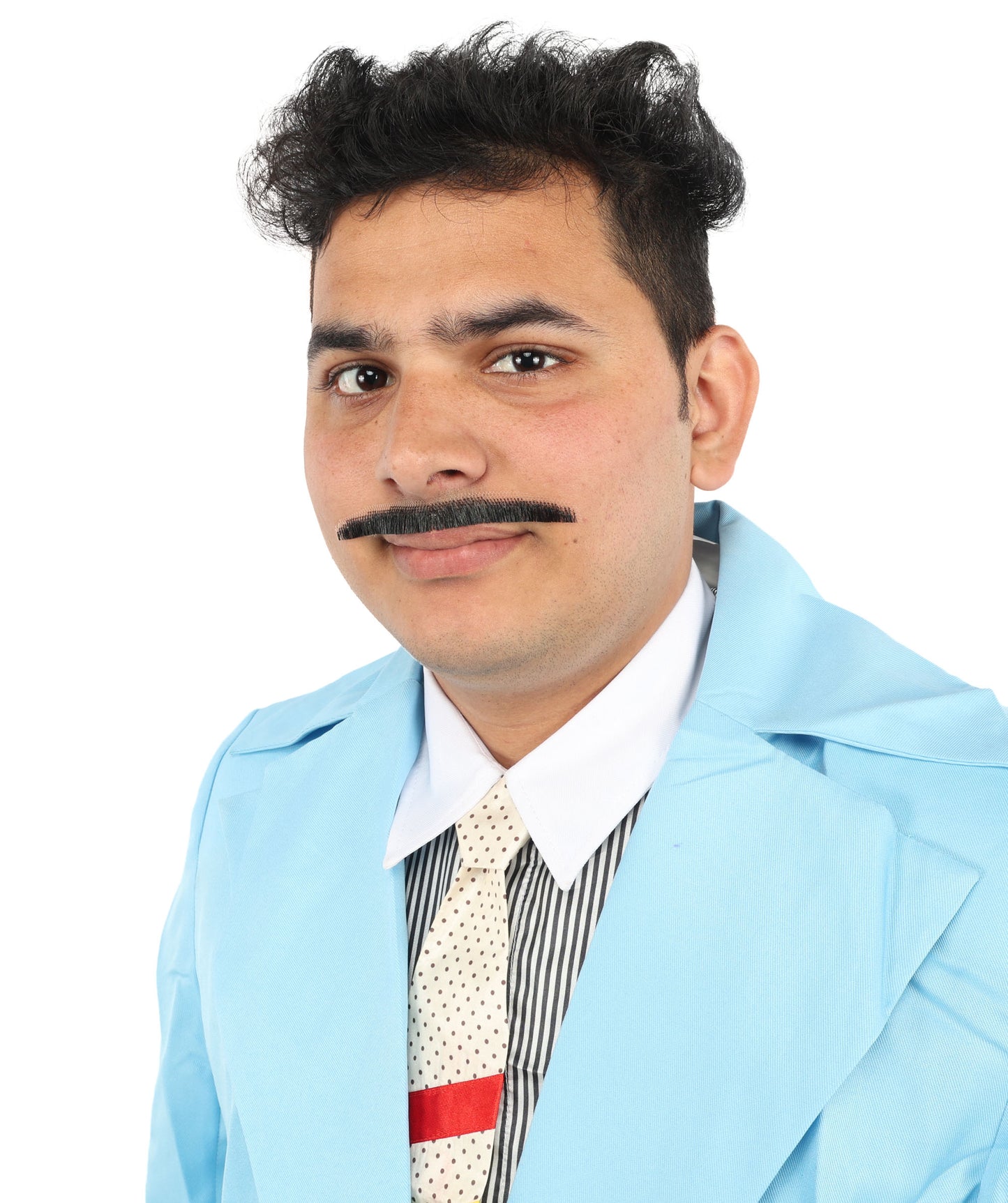 HPO  Men's Fake Synthetic Hair Mustache | Multicolor Color Options
