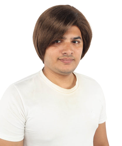 Men's Short Dramatic Texture Wig | Multiple Color Option | undercut, multi-layered messy styling | Halloween, cosplay, drag, theatrical performances, and themed parties