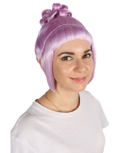 HPO  Women's Halloween Animated Lucy Updo Wig | Multiple Color Options