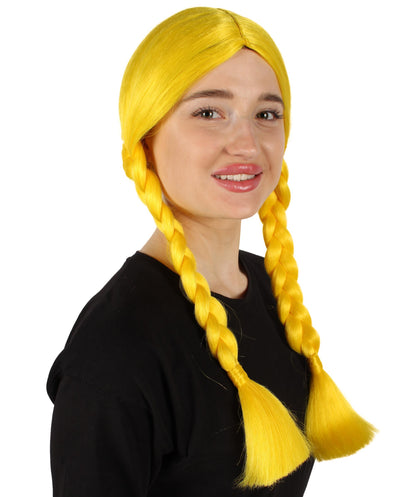 HPO Women's  Braided Gothic Wig | Multiple Color Collections TV Movie Wigs | Premium Breathable Capless Cap