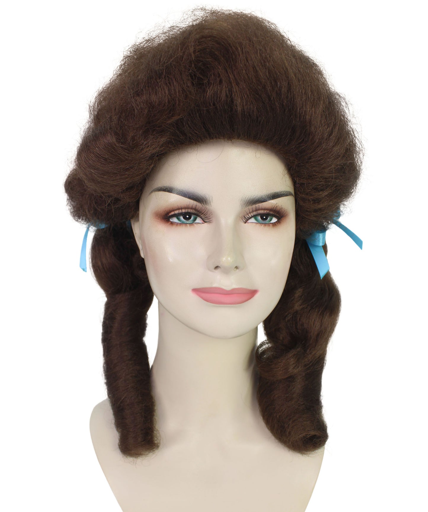 HPO Women’s Classic Elly May Clamped Multiple Wig With Two Blue Hair Ribbons