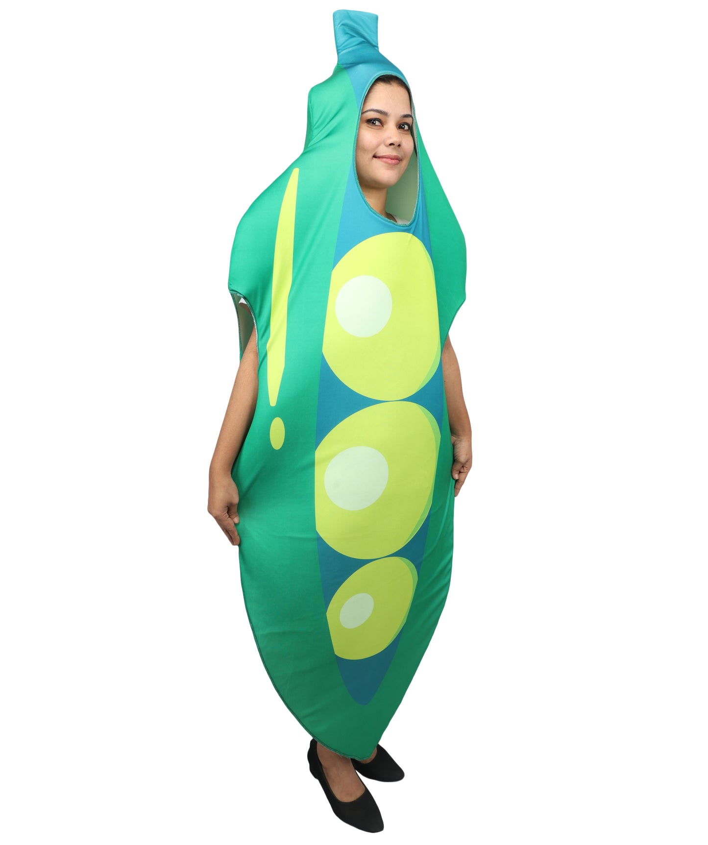 HPO Unisex Green Couples Fruit & Vegetable Costume Set | Matching Theme Outfits | Dress Up Use for Parties, Events, Group Appearances