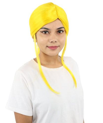 HPO Women’s Margo Gru-Inspired Long-Length Brown Wig | 17 Inch Hairpiece Halloween, Cosplay, and Themed Parties | Natural-Looking Synthetic hair with Capless Cap
