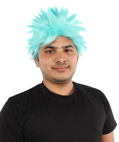 HPO Adult Men's Japanese Superhero Manga Spiky Wig |  Multi Color Options