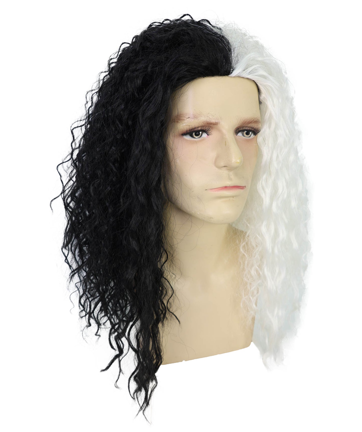 HPO Men Hawaiian Black Hair Wig | Cosplay Wigs | Premium Breathable Capless Cap
