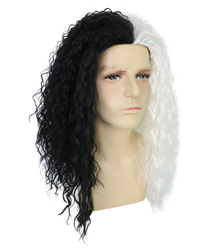HPO Men Hawaiian Black Hair Wig | Cosplay Wigs | Premium Breathable Capless Cap