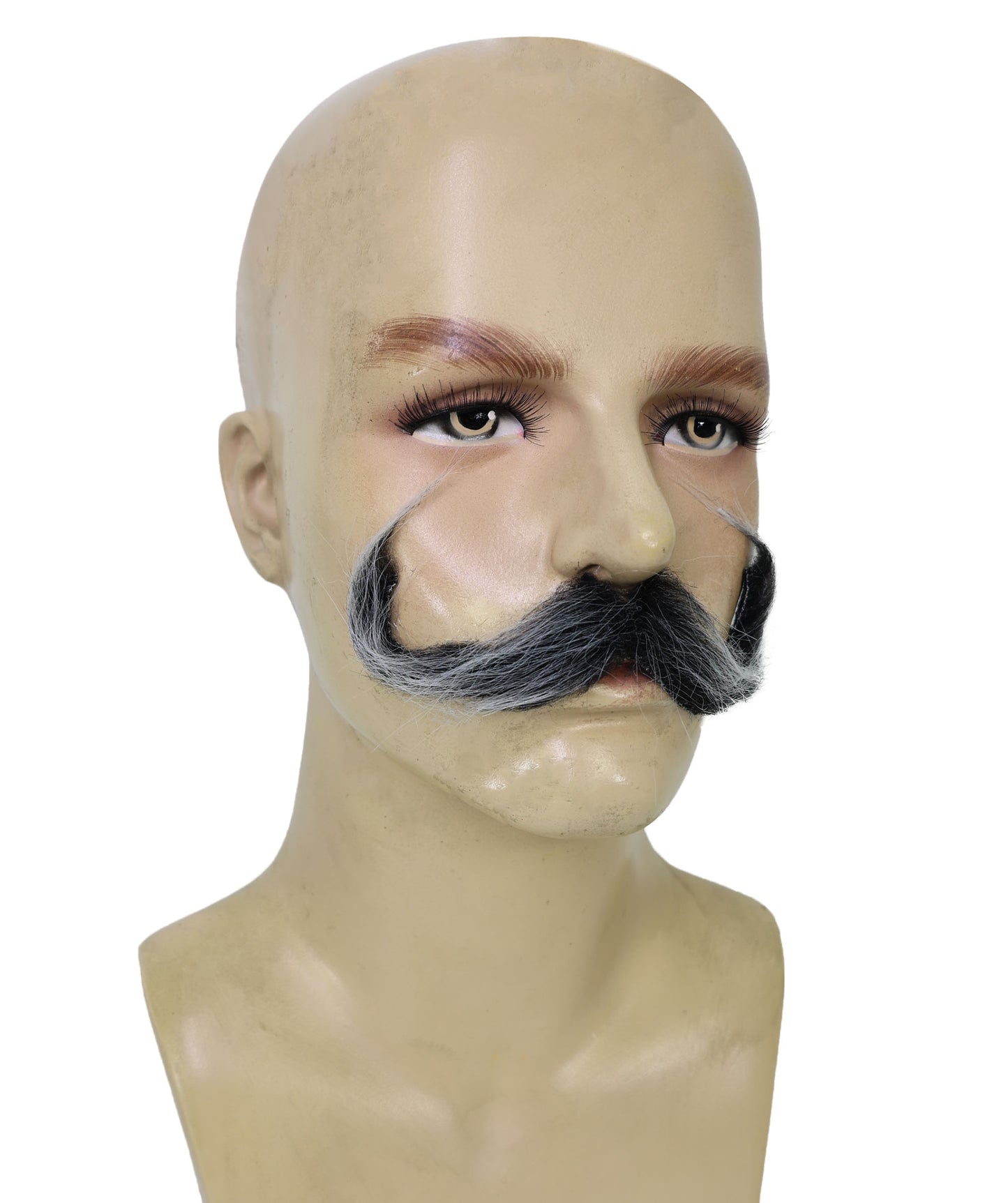 HPO Adult Men’s Cartoon-Inspired Characters Fake Beard and Mustache Set | Facial Hair for Playful Characters | Ideal for Halloween