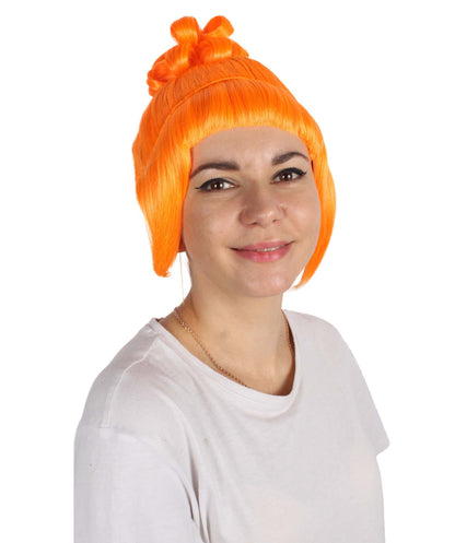 HPO  Women's Halloween Animated Lucy Updo Wig | Multiple Color Options