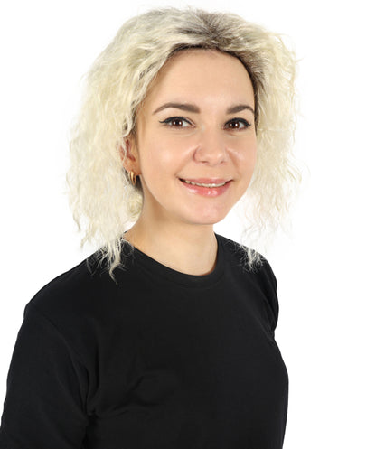 HPO Women's Sabrina Carpenter-Inspired Multiple Curly Wig for Glamorous Elegant Events, Breathable Caples Cap Flame-Retardant Synthetic Fiber