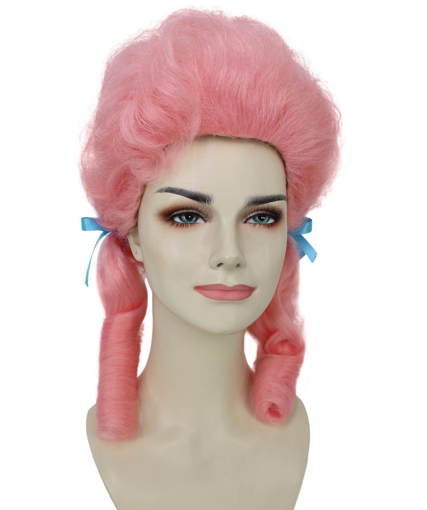 HPO Women’s Classic Elly May Clamped Multiple Wig With Two Blue Hair Ribbons