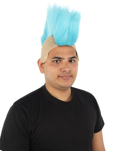 HPO Adult Men’s Spiky Wig | Multicolor Options | Cosplay, and Themed Events | Bold, High-Volume Style for Character Transformation