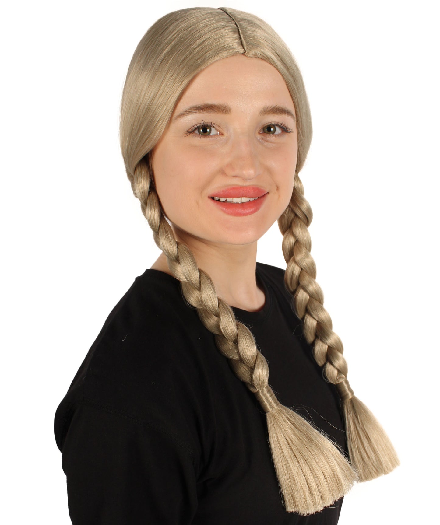 HPO Women's  Braided Gothic Wig | Multiple Color Collections TV Movie Wigs | Premium Breathable Capless Cap