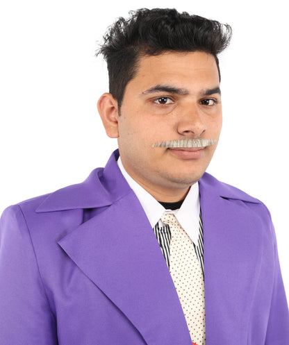 HPO  Men's Fake Synthetic Hair Mustache | Multicolor Color Options