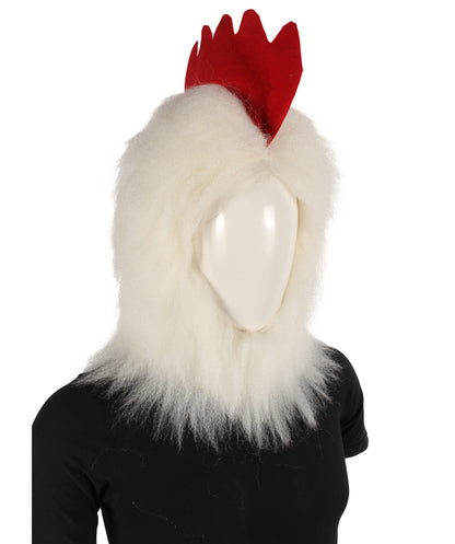 Unisex White Chicken Mask