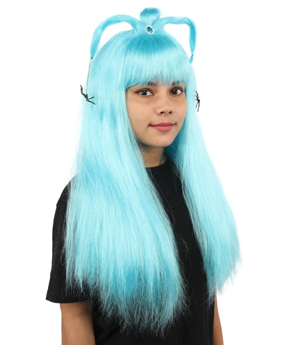 HPO Adult Women's Spider Gothic Sculpted Wig | Multiple Color Options, create of synthetic fiber, architectural spider-leg loops with blunt bangs, breathable base | Party, Halloween, theater, drag, performance, costume events