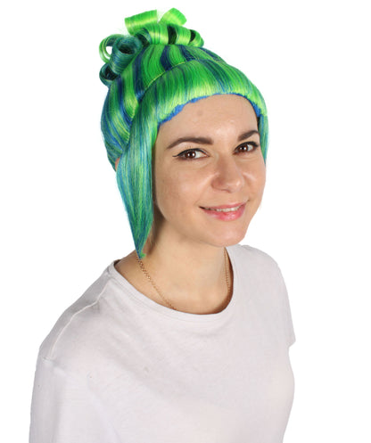 HPO  Women's Halloween Animated Lucy Updo Wig | Multiple Color Options