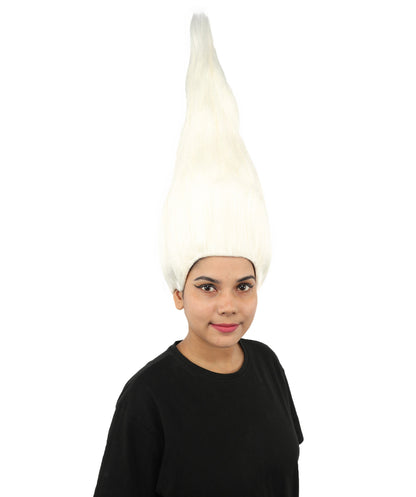 HPO Adult & Teen Women's Tall Cone Wig | Multicolor Options, create of synthetic fiber, extremely tall smooth pointed texture, breathable base | Party, Halloween, theater, drag, performance, costume events