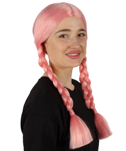 HPO Women's  Braided Gothic Wig | Multiple Color Collections TV Movie Wigs | Premium Breathable Capless Cap