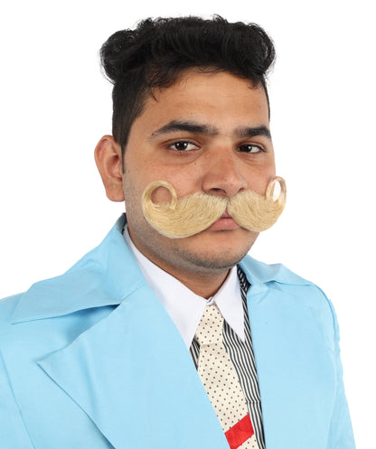 Men's Imperial Twisted Mustache | Multiple Colors