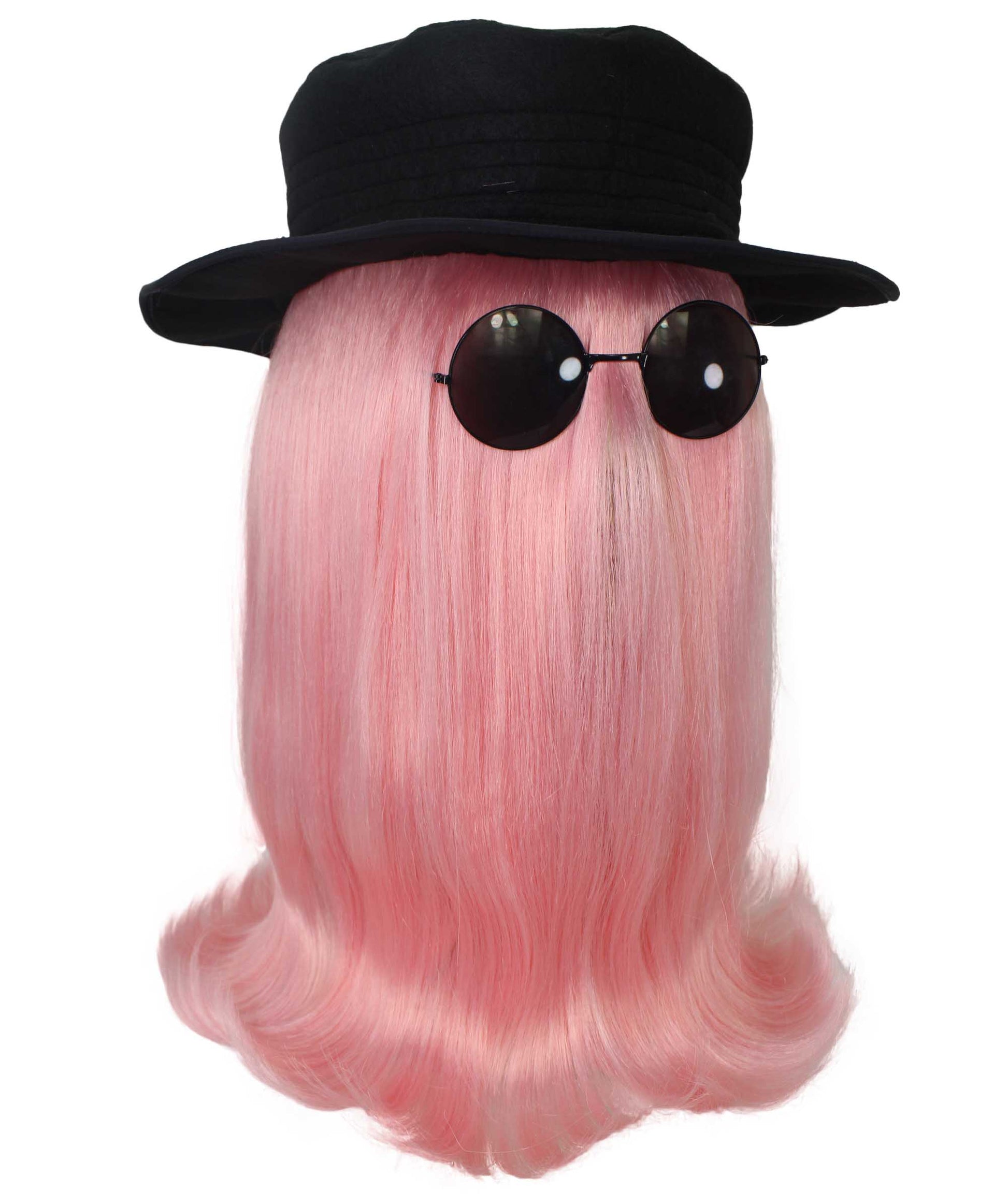 Light Pink Straight Creature Wig