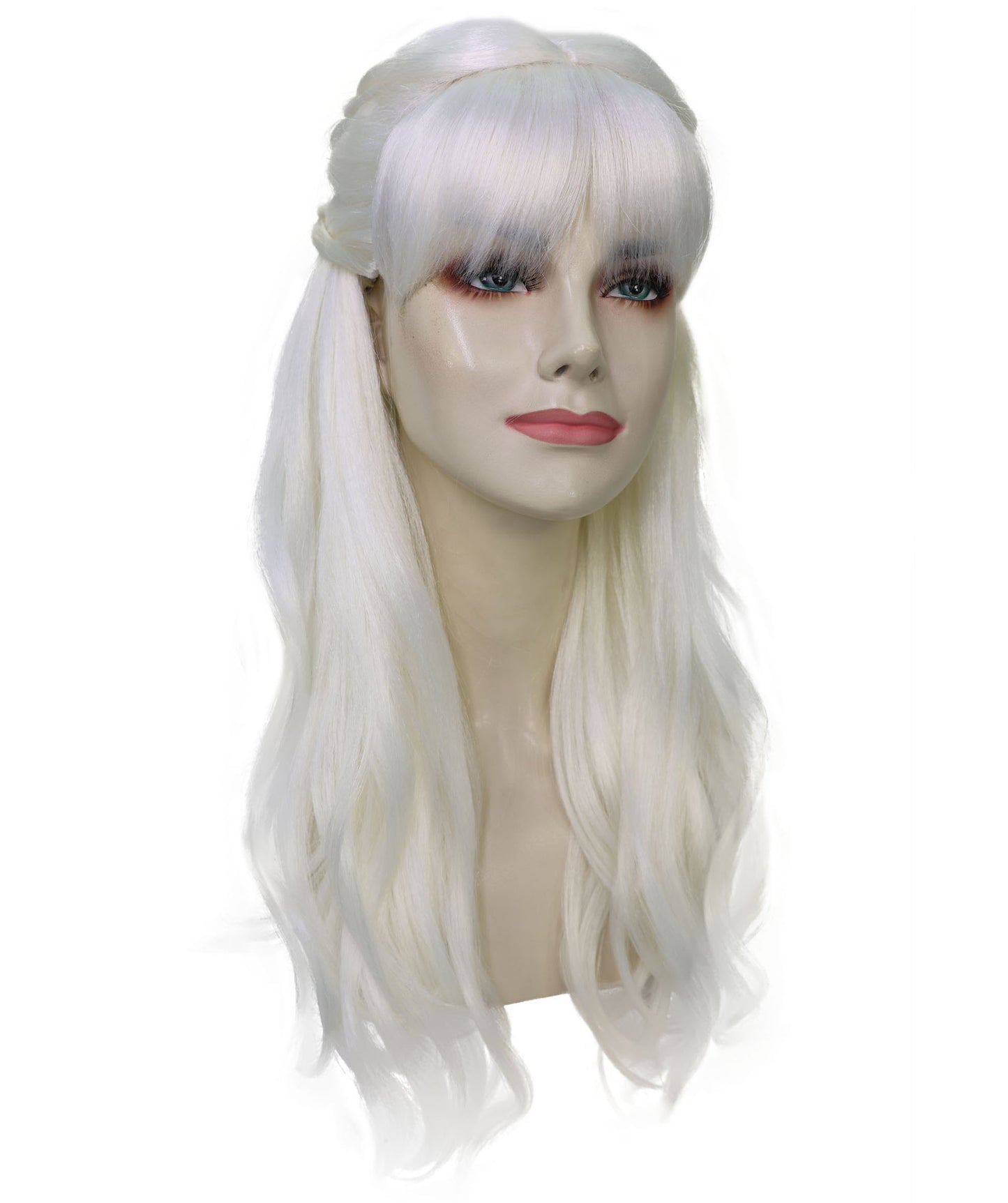 HPO Women's Curly Long Length Trendy Keepsake Multiple Color Options Wig