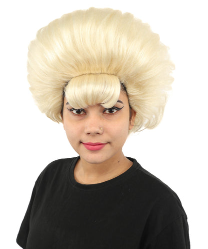 Women's Voluminous Retro Wig | Multiple Color Options, create of synthetic fiber, teased curly volume, breathable capless cap | Party, Halloween, theater, drag, performance, costume events