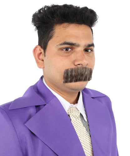 Men's Human Hair Moustache | Facial Hair Multiple Colours Option | HPO