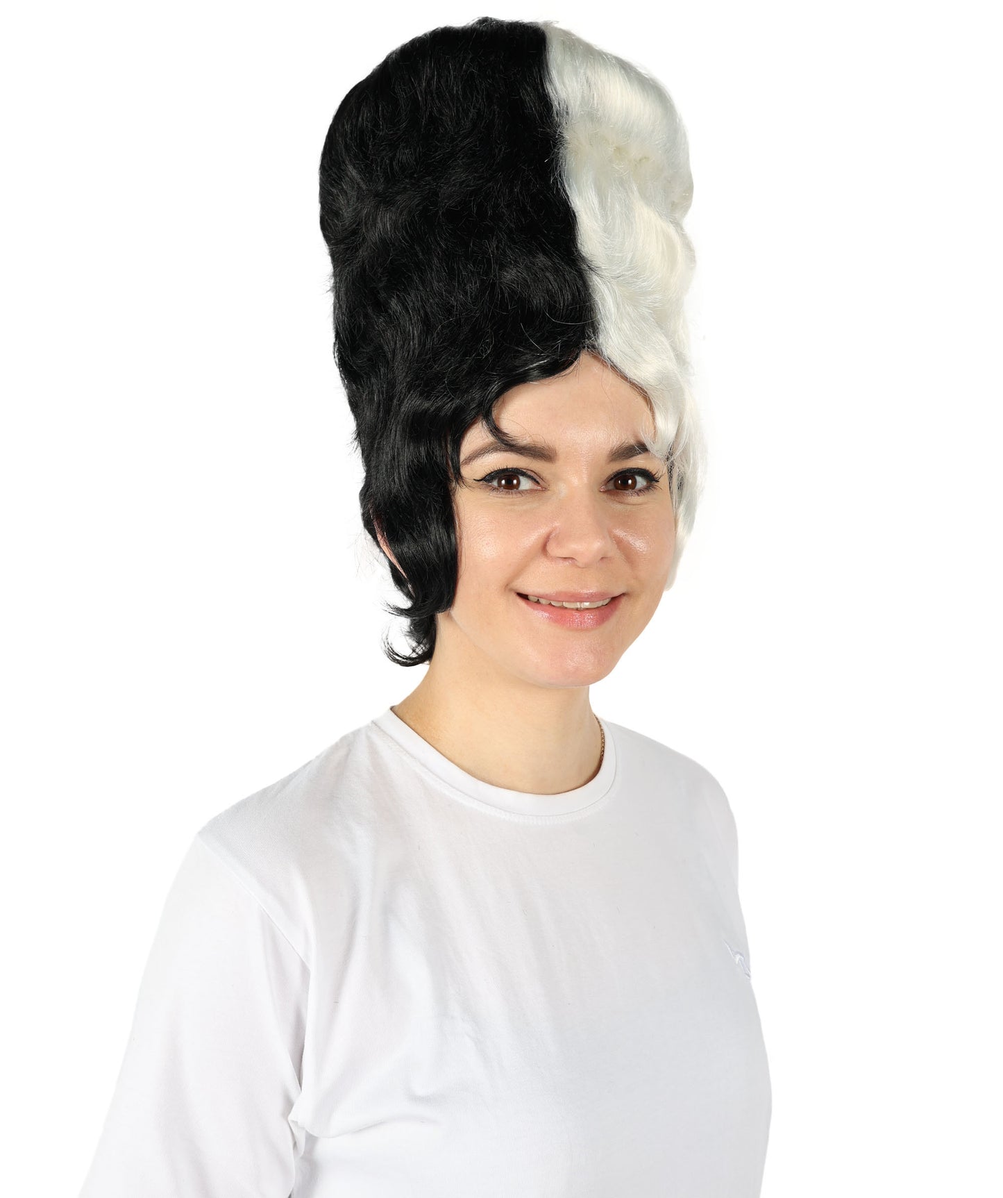 HPO Woman's 18th Century Colonial Lady Wig | Multicolor Historical Wig | Premium Breathable Capless Cap