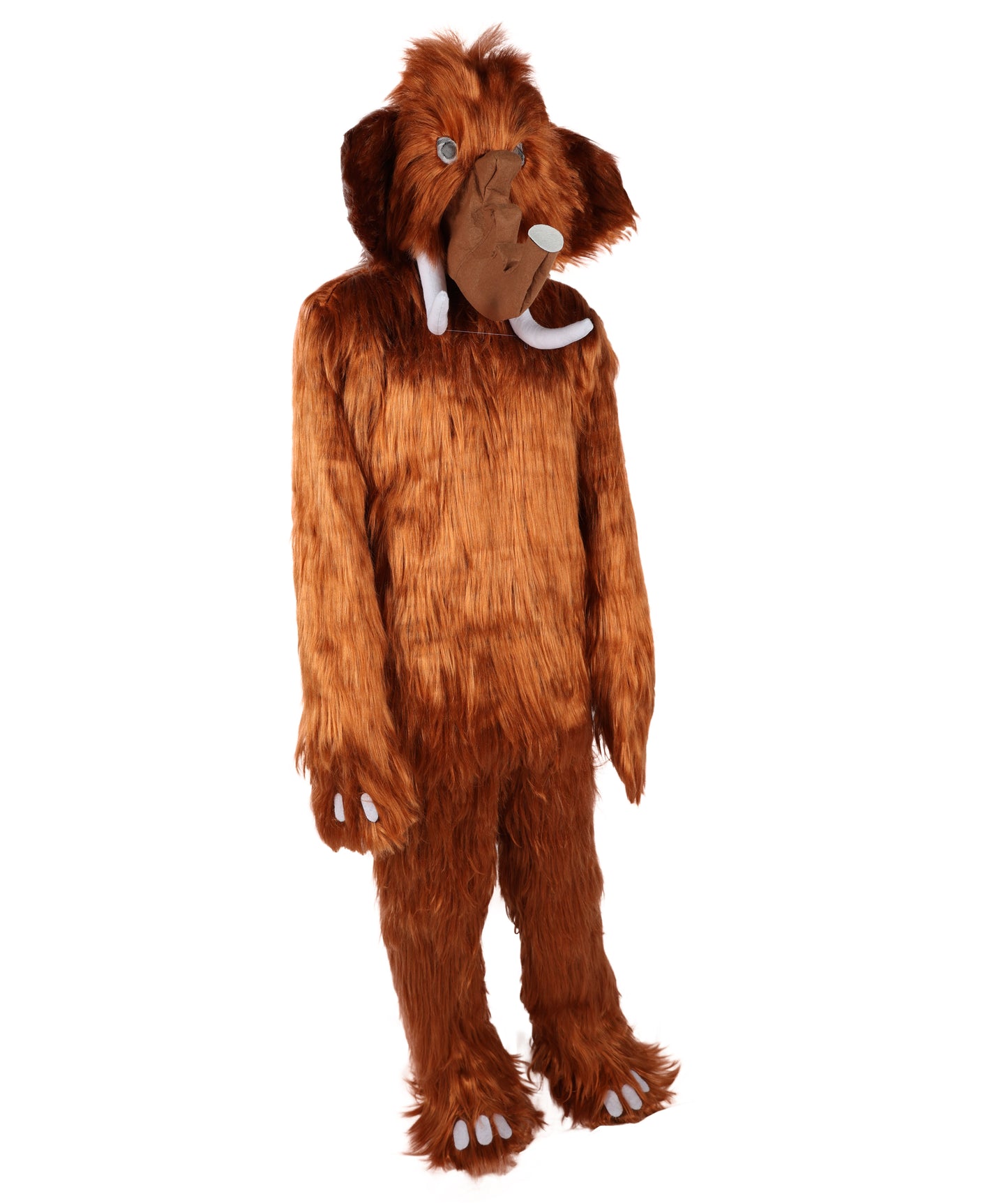 HPO Unisex Elephant Fur Costume – Plush and Cozy Animal Outfit – Perfect for Halloween and Cosplay Parties, Stage Performances – Soft Durable and Realistic Elephant Design!