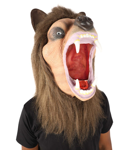 HPO Unisex Fur Animal Multiple Costume, Mask and Bundle – Complete Animal Fur Costume Set for Halloween or Themed Parties – Includes Detailed Fur Animal Outfit and Accessories–Comfortable