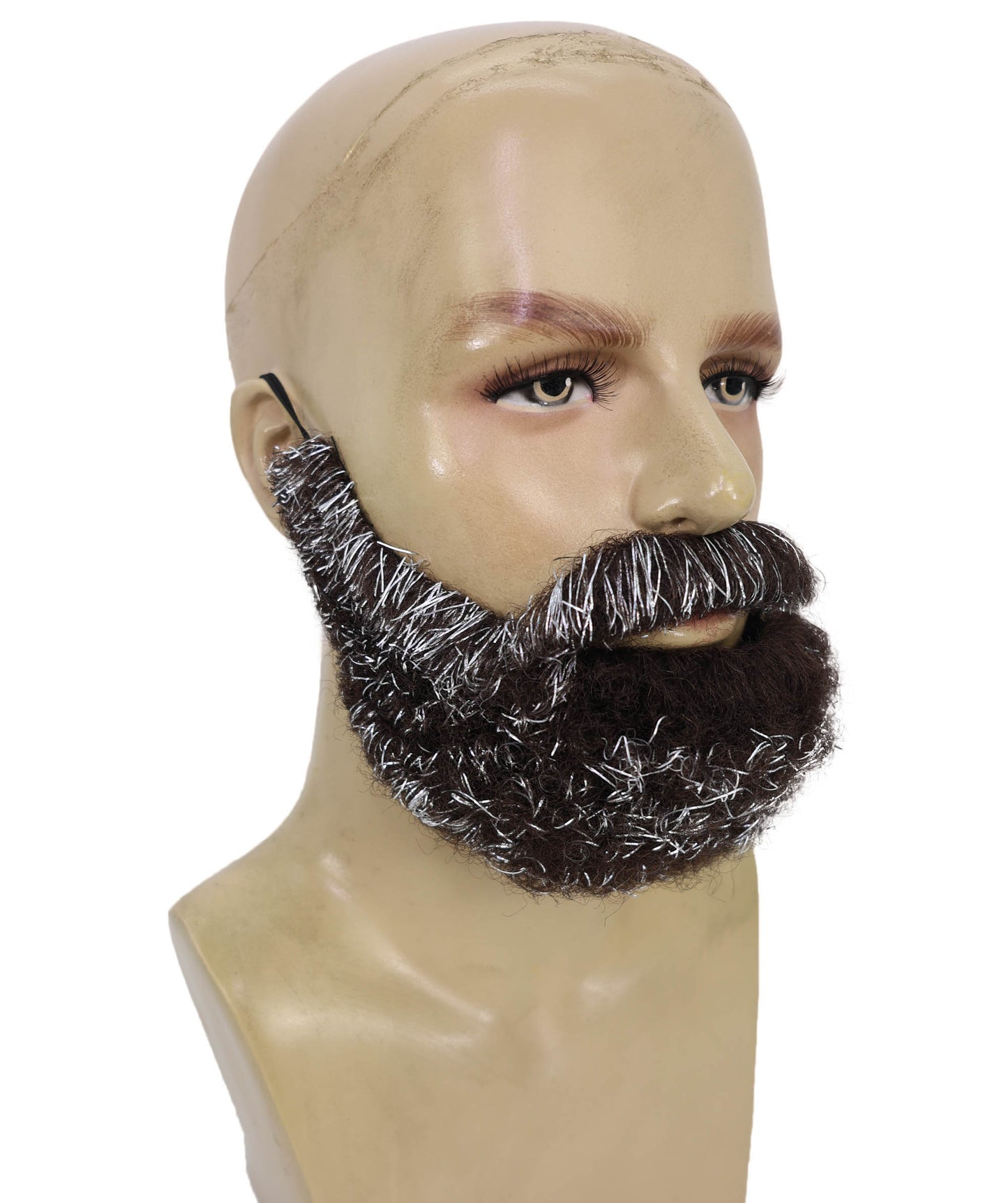 HPO Adult Men’s Portrait-Inspired Beard & Mustache Set | Realistic Costume Facial Hair Accessory