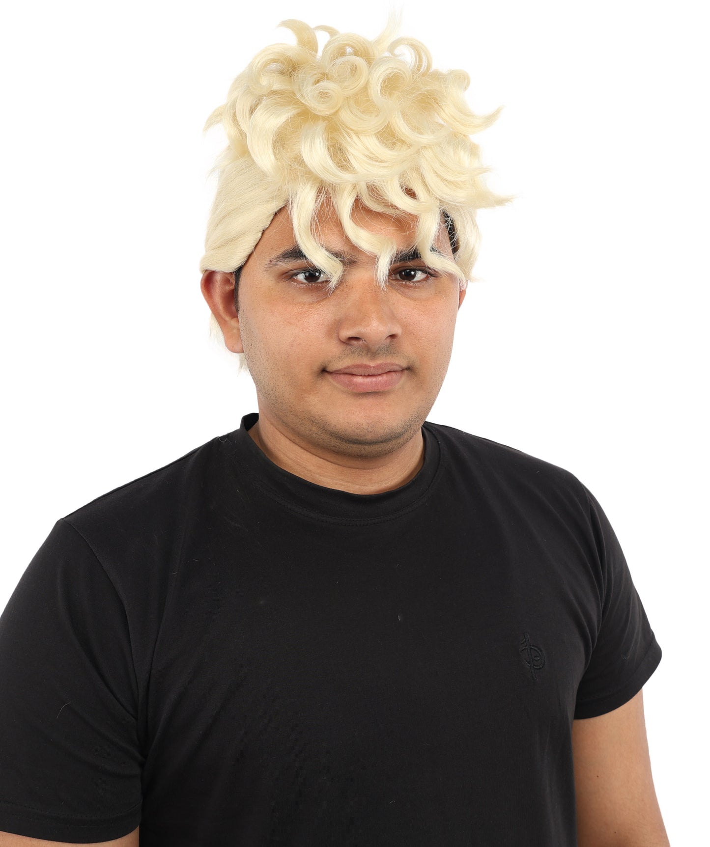 HPO Men’s Dark Brown Wig | Messy, Textured Look for Casual, Fun Styles | Ideal for Halloween, Cosplay and Themed Parties