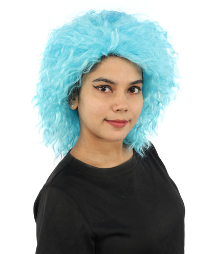 HPO Adult & Teen Women’s 15-Inch Curly Wig | Multiple Color Options | Wavy Voluminous Style | Idal for Costume, Cosplay, and Themed Events