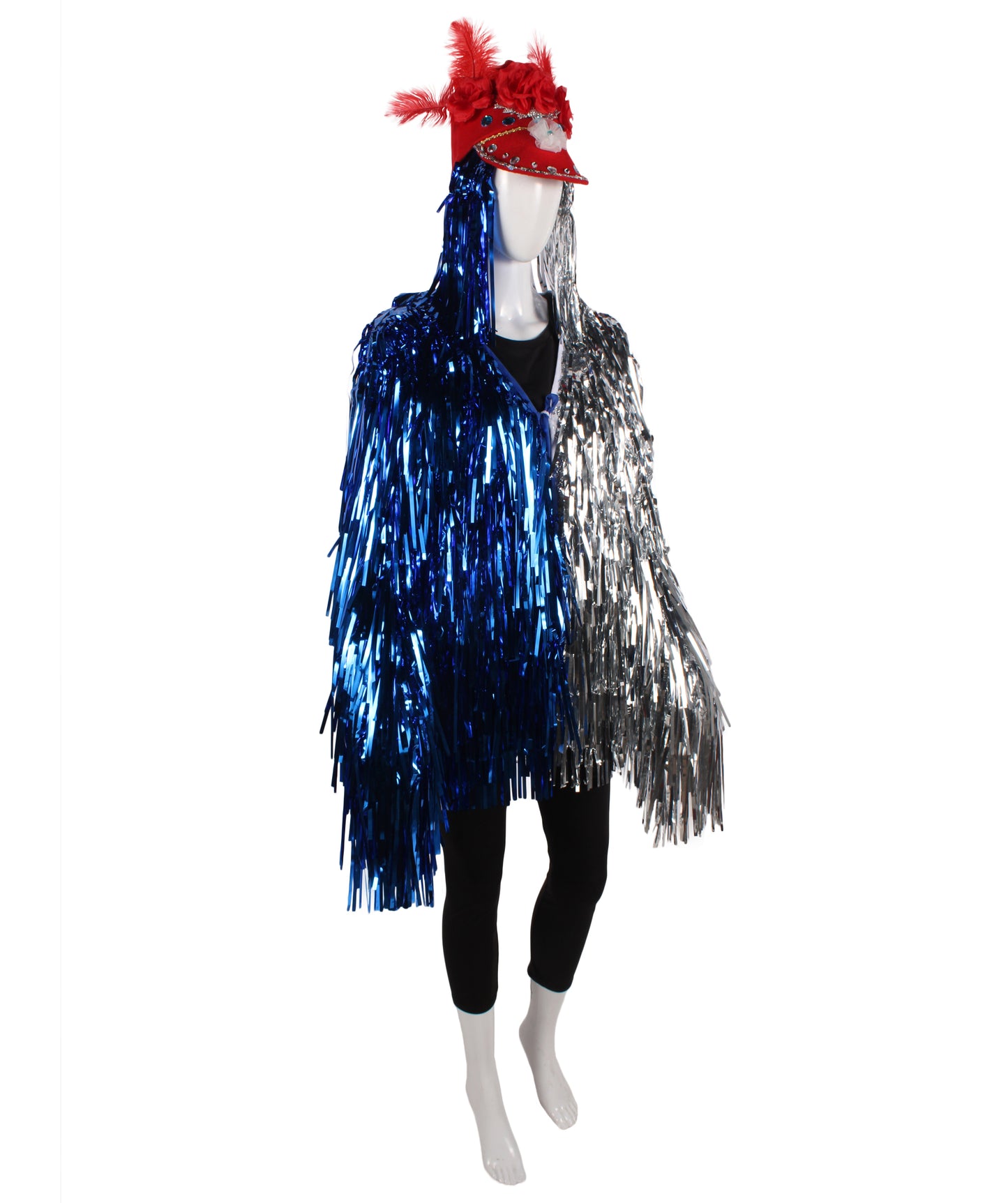 Blue/Silver Tinsel Costume