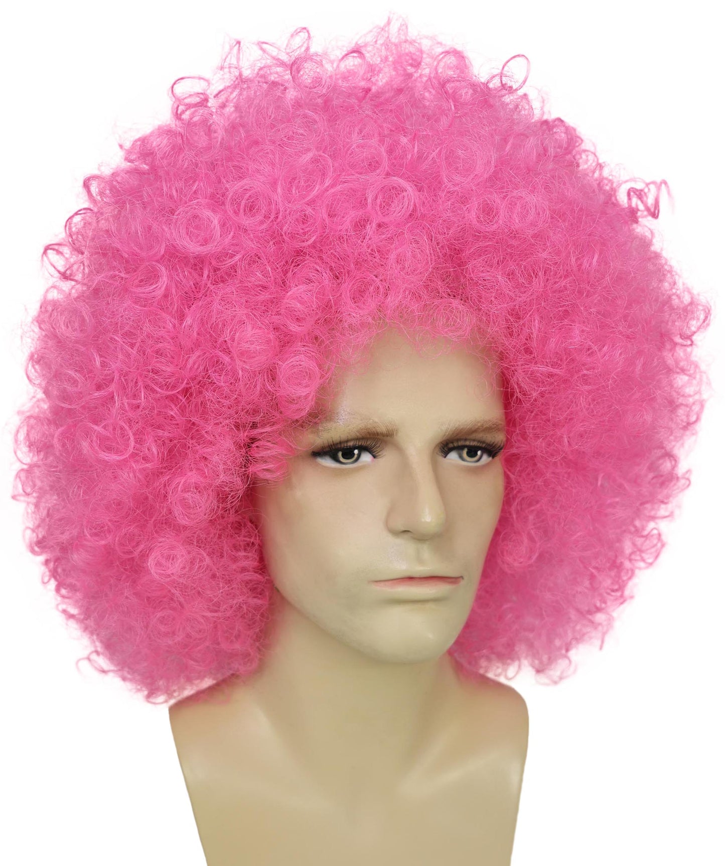 Men’s Big Curly Afro Wig | Bold Hair for Halloween, Themed Parties | Multiple Color Options