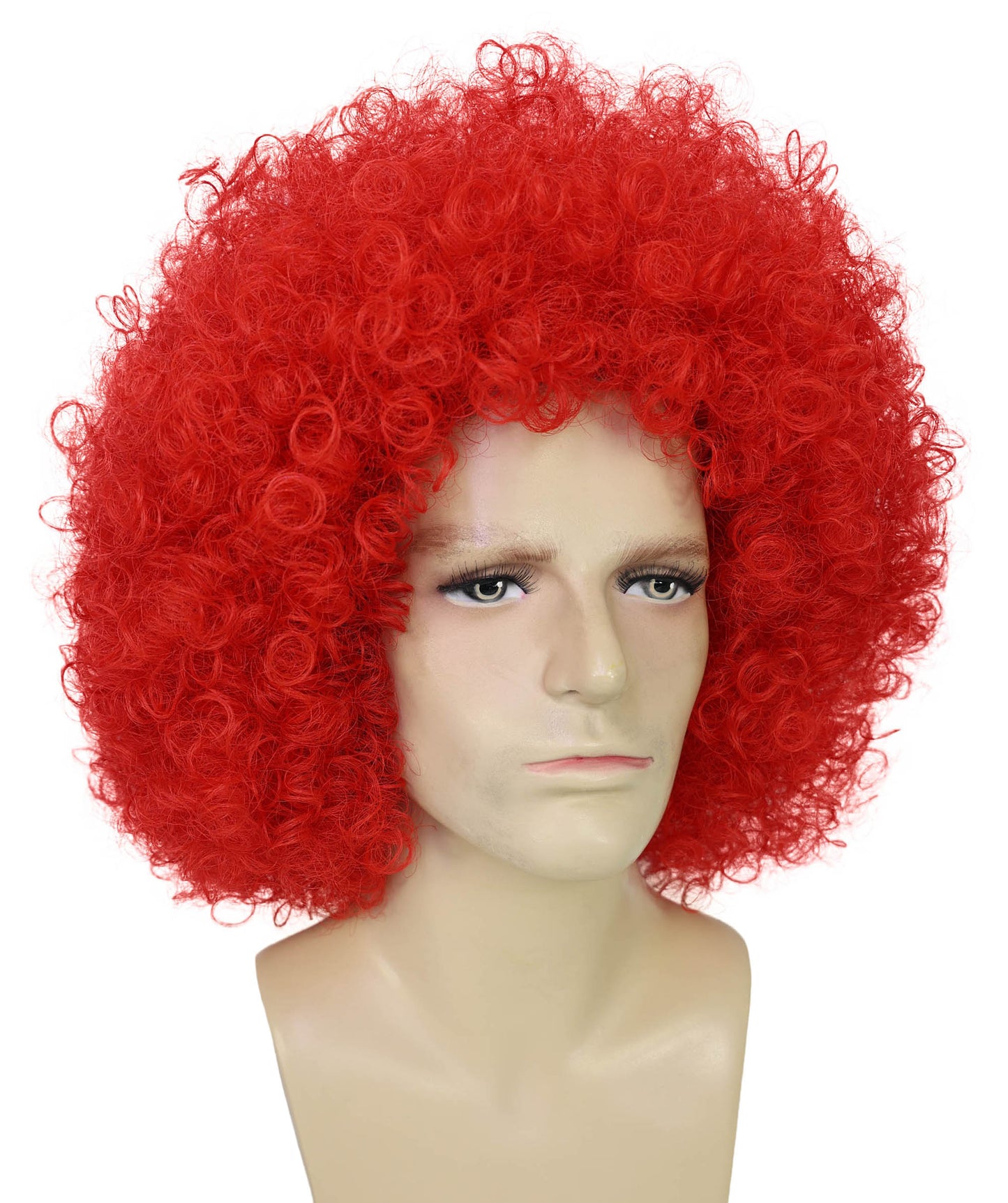 Men’s Big Curly Afro Wig | Bold Hair for Halloween, Themed Parties | Multiple Color Options