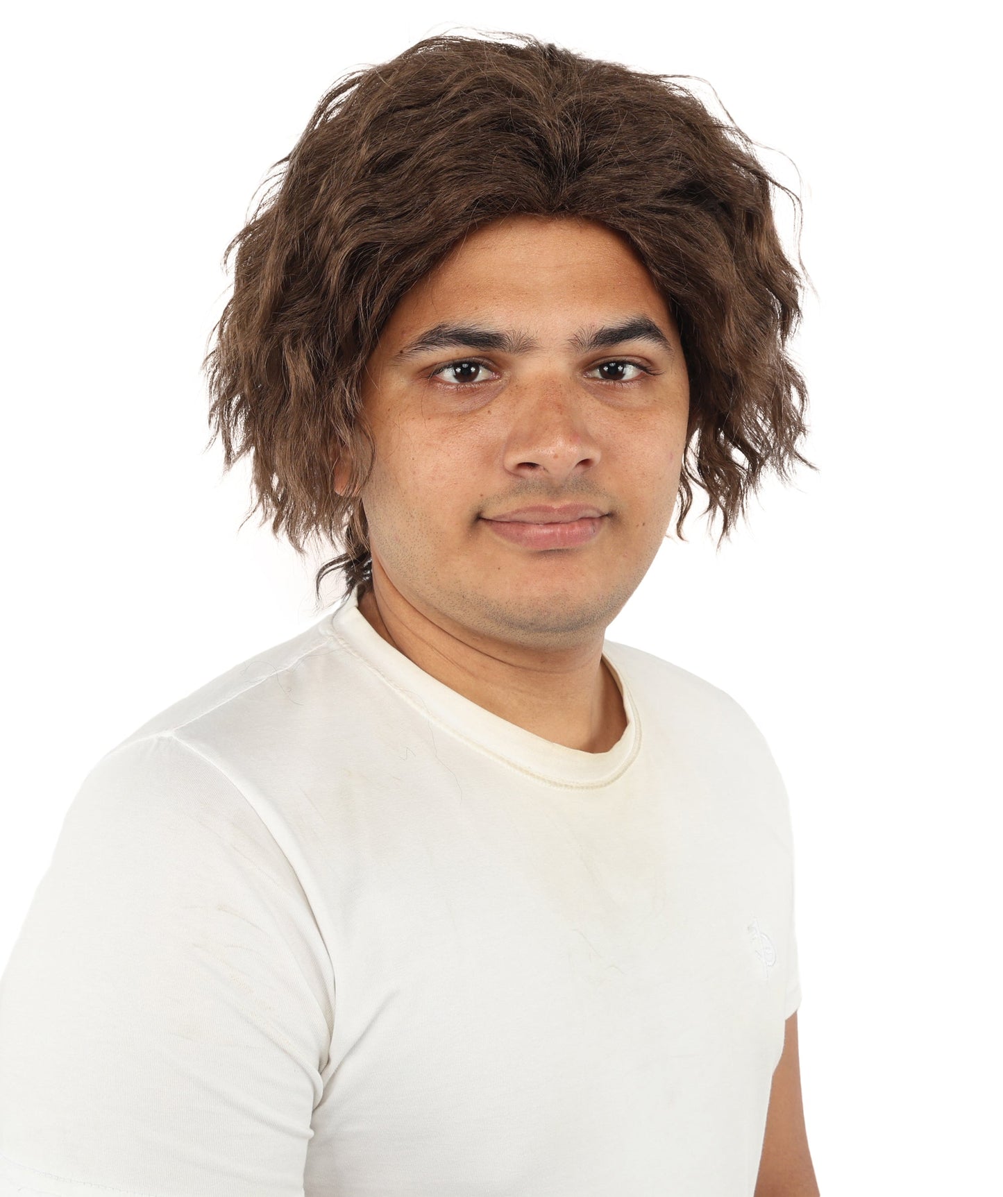 HPO Adult Men's Messy Wavy Shag Wig | Multiple Color Options | Create of synthetic fiber, relaxed tousled volume, breathable base | Party, Halloween, theater, drag, performance, costume events
