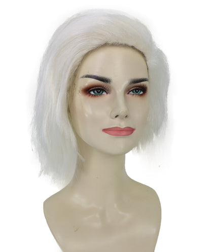 Adult Women's 10" Inch Short Length Halloween Cosplay Ombre Pop Star Fireworks Costume Wig, Synthetic Soft Fiber Hair | Multicolor Options | HPO