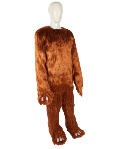 HPO Unisex Elephant Fur Costume – Plush and Cozy Animal Outfit – Perfect for Halloween and Cosplay Parties, Stage Performances – Soft Durable and Realistic Elephant Design!
