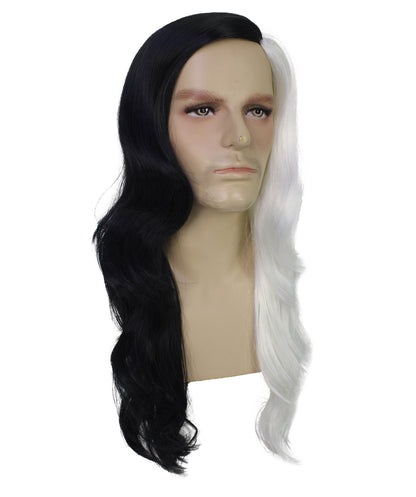 80's Rocker Men's Hair| Historical Brown Fancy Halloween Wig | Premium Breathable Capless Cap