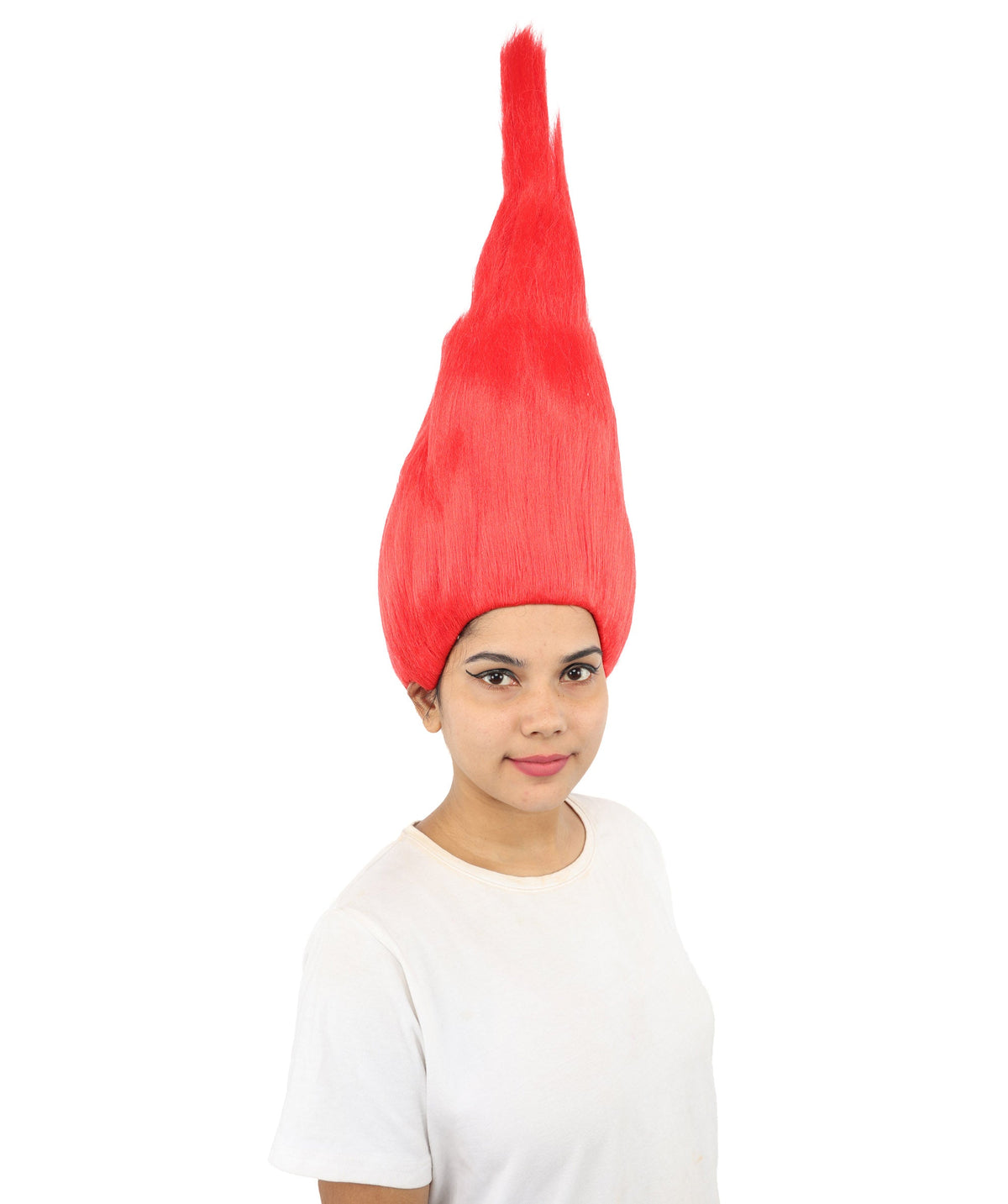 HPO Adult & Teen Women's Tall Cone Wig | Multicolor Options, create of synthetic fiber, extremely tall smooth pointed texture, breathable base | Party, Halloween, theater, drag, performance, costume events