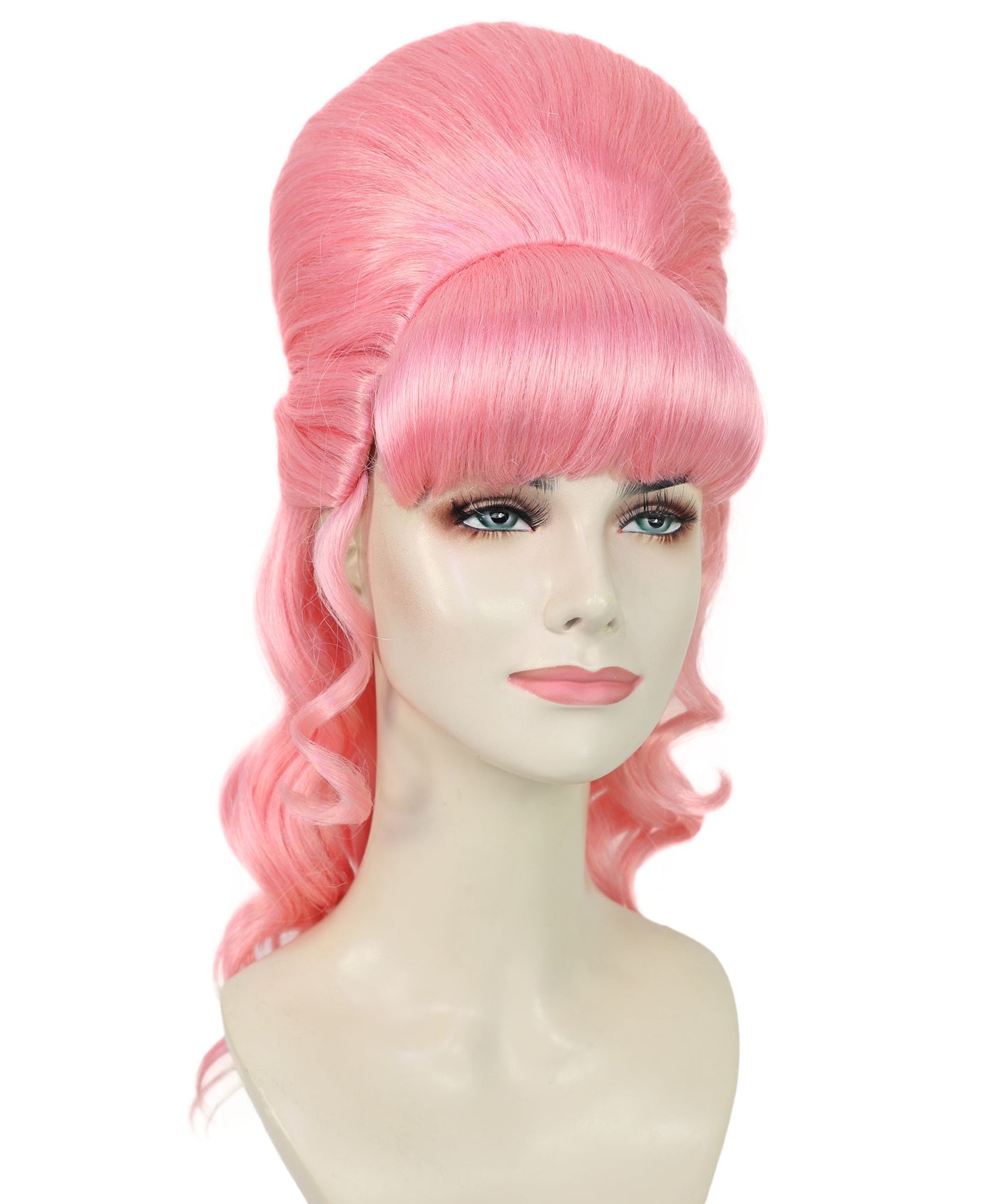 HPO Women's Class 60's Brown Half Updo Wig with Ponytail | Halloween  Wig | Flame-retardant Synthetic Fiber