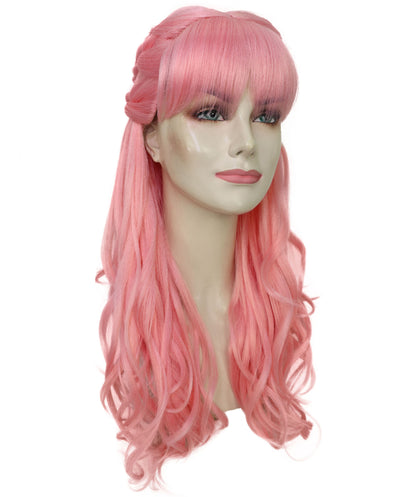 HPO Women's Curly Long Length Trendy Keepsake Multiple Color Options Wig
