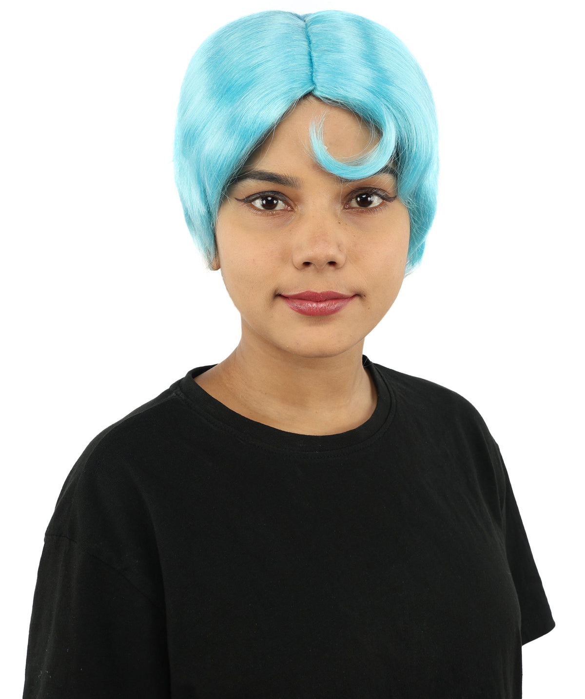 HPO Adult Women’s 10-Inch Short Wig | Multiple Color Options | Celebrity Hairpiece for Costume, Cosplay, and Themed Parties | Sleek and Modern Hairpiece for Versatile Looks