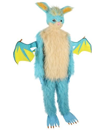 HPO Adult Unisex Carrot Guardian  Multicolor Dragon Bunny Costume & Bundel Set with Head Mask | Perfect for Halloween| Flame-retardant Synthetic Fabric