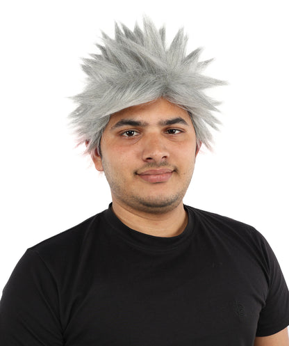 HPO Adult Men's Japanese Superhero Manga Spiky Wig |  Multi Color Options