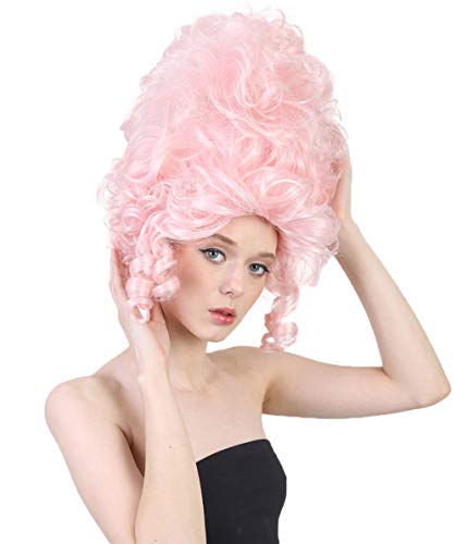 Rococo Style French Revolution Womens Wig  | Queen Character Halloween Wig | Premium Breathable Capless Cap